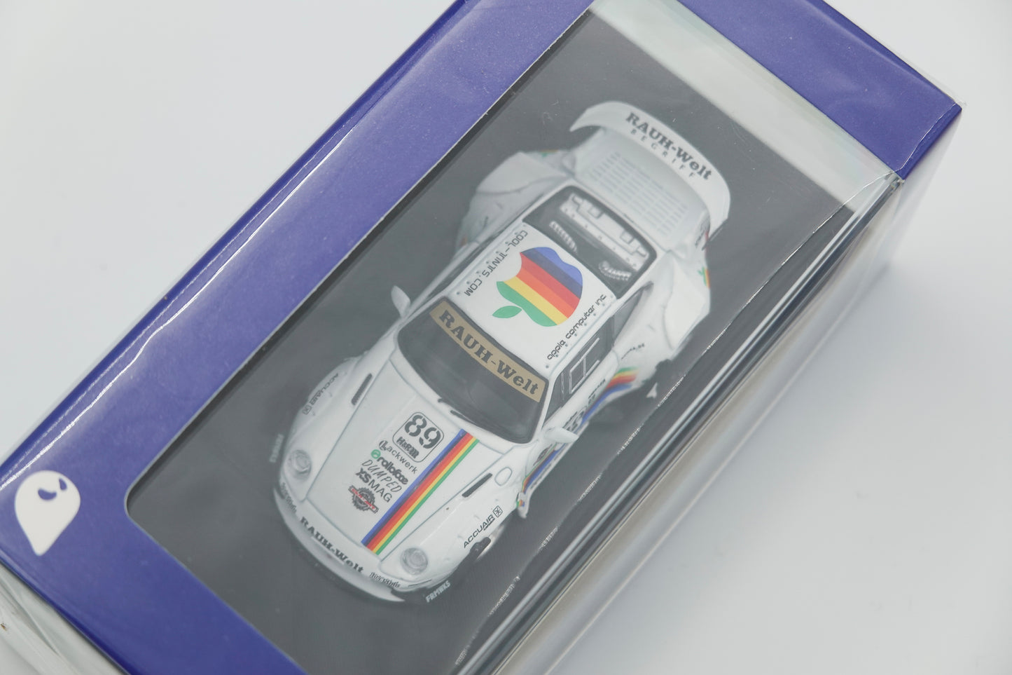 GhostPlayer × Street Warrior | Porsche 911 993 RWB RAUH-Welt White Apple | 1:64