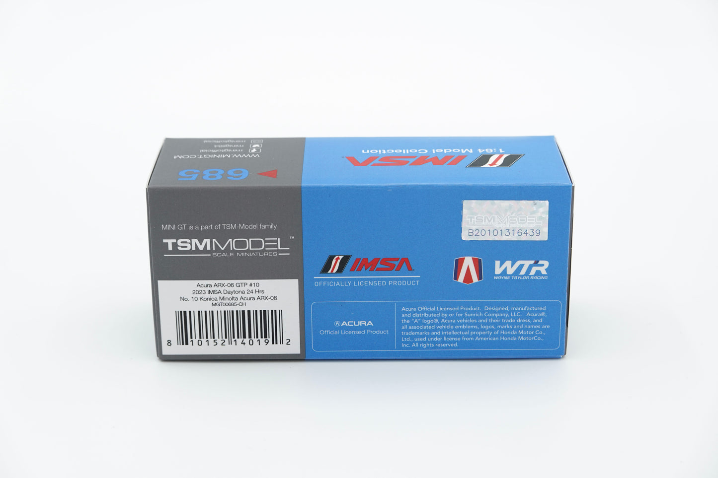 MINIGT | No.685 Acura ARX-06 GTP #10 2023 IMSA Daytona 24 Hrs | 1:64