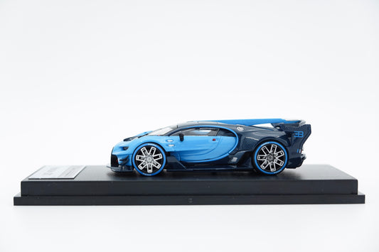 MJ Model | Bugatti Vision GT Black and Blue | 1:64