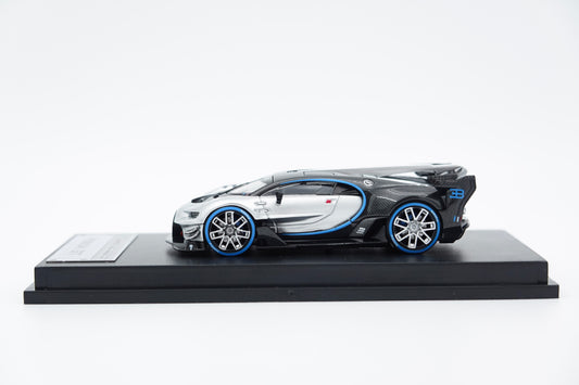 MJ Model | Bugatti Vision GT Black and Silver | 1:64