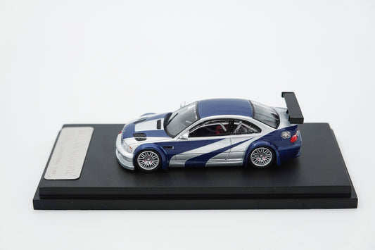 GhostPlayer BMW E46 M3 GTR Need for Speed Racing Car Model 1/64