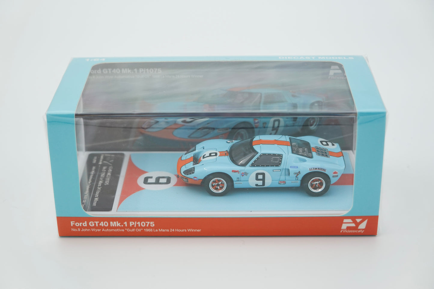 Findclassically | Ford GT40 Mk.1 P/1075 1968 LeMans24 Winner | 1:64