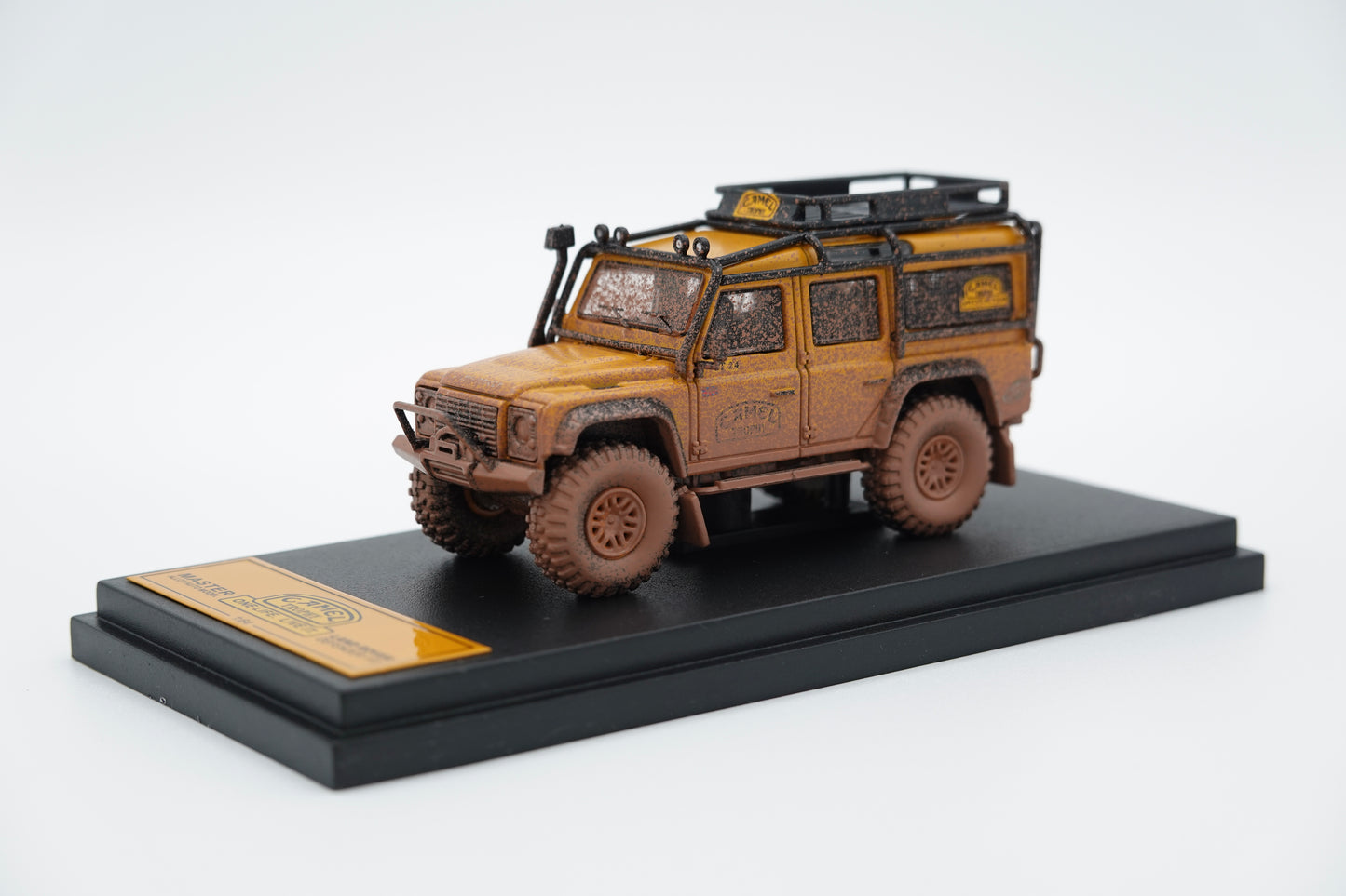 Decode | LandRover Defender110 Camel Trophy Rally Dirty Version | 1:64