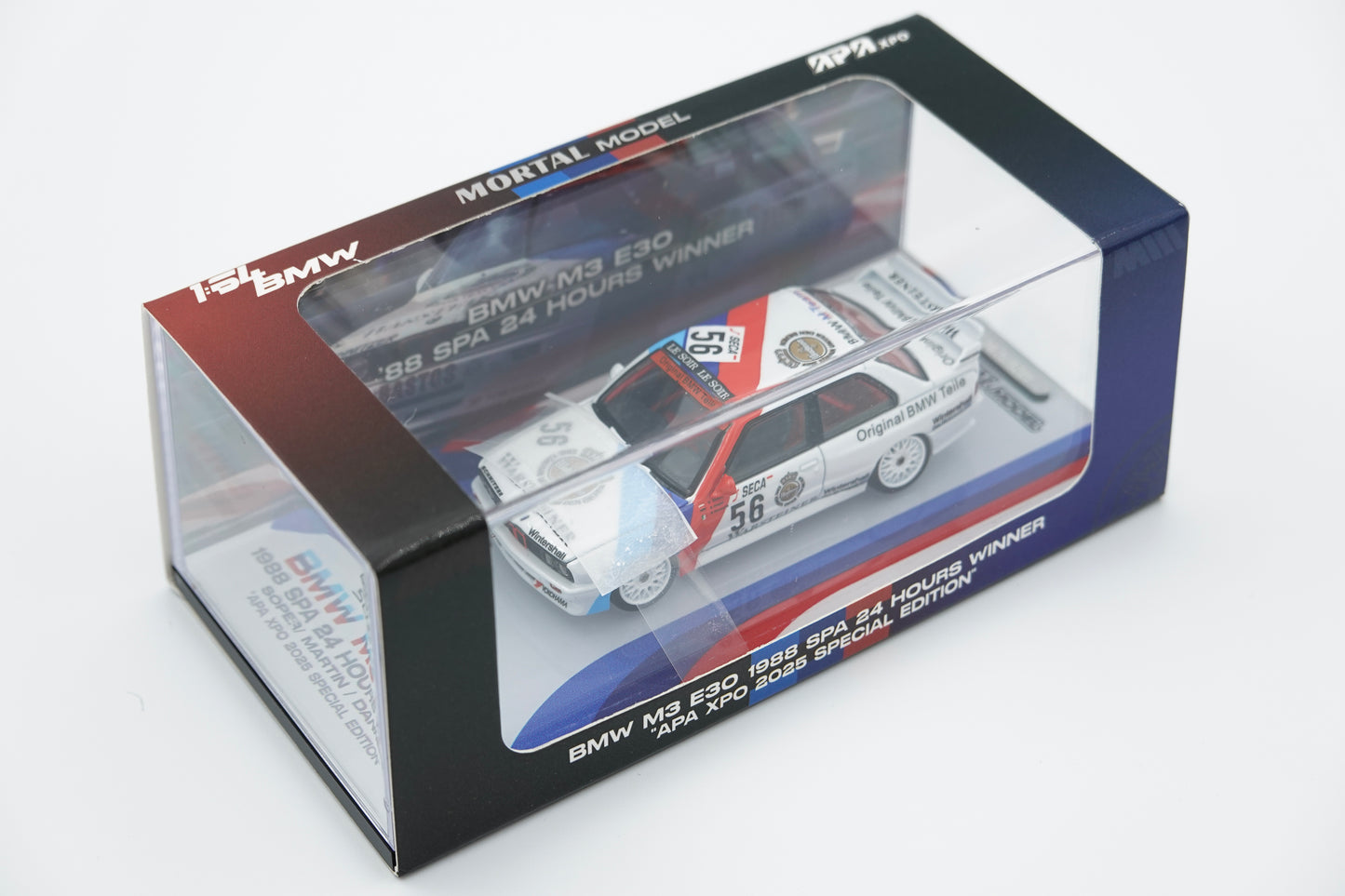 Mortal Model | BMW M TEAM M3 E30 1988 Spa 24hrs Winner | 1:64