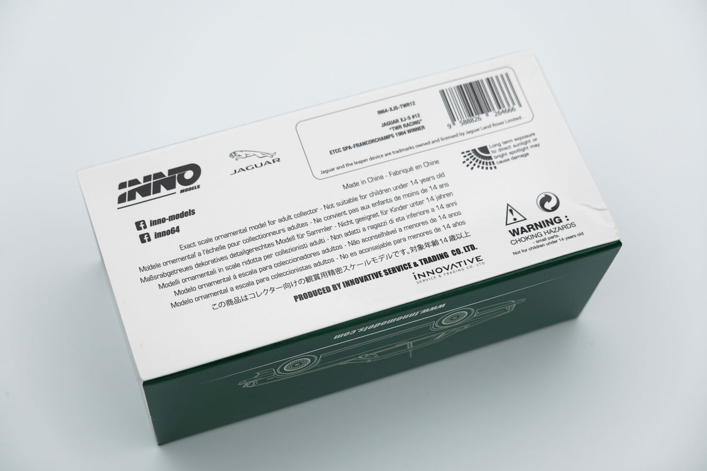 INNO64 | Jaguar XJ-S #12 TWR Racing ETCC Spa-Francorchamps 1984 Winner | 1:64