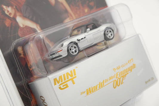 MINI GT | BMW Z8 The World is not Enough 007 Japanese Version Blister Card | 1:64