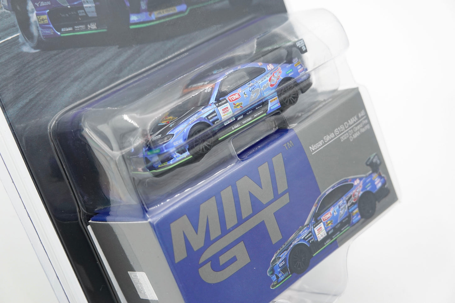 MINI GT | No.857 Nissan Silvia S15 D-MAX Racing #46  2023 D1 Grand Prix | 1:64