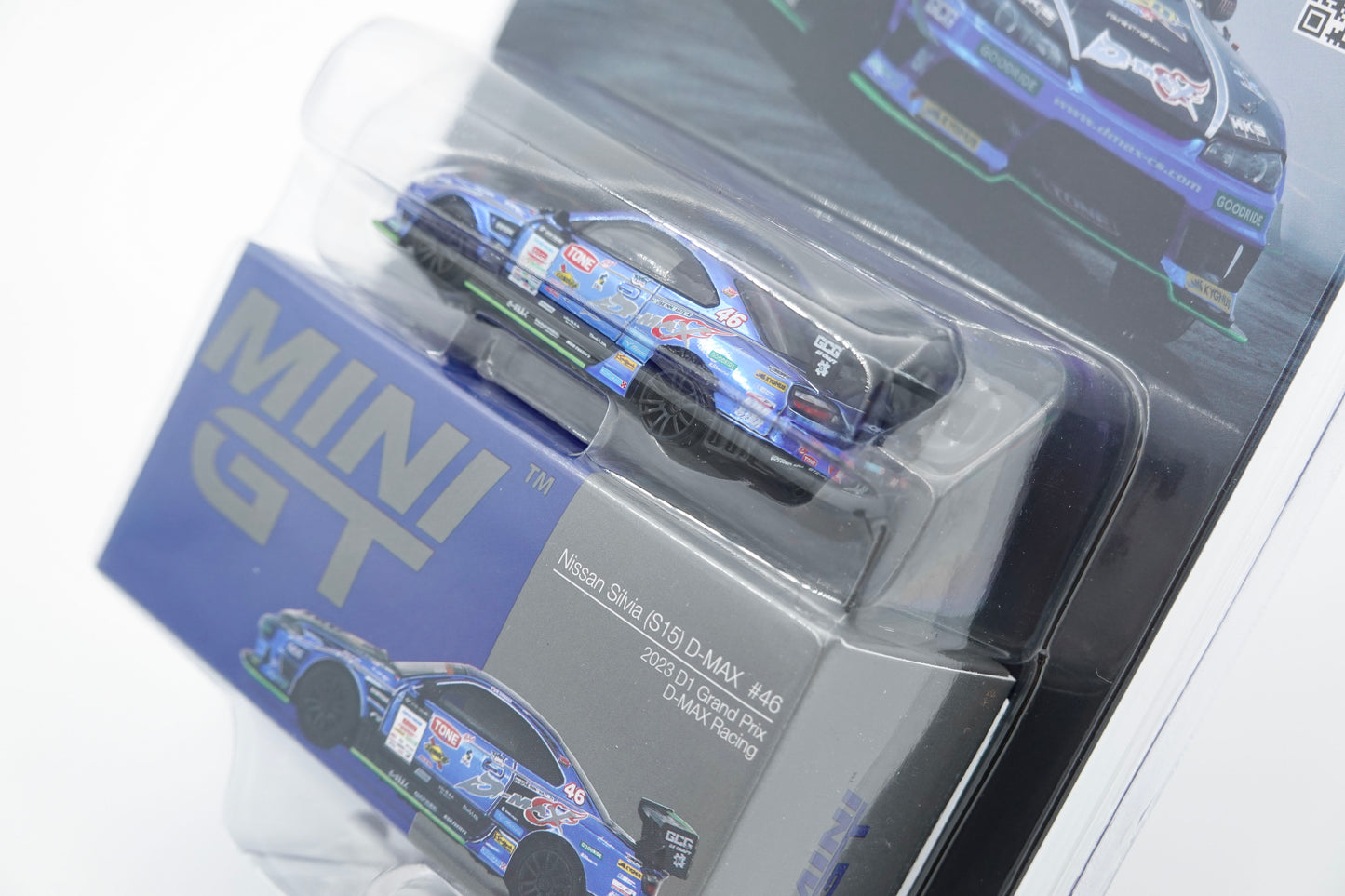MINI GT | No.857 Nissan Silvia S15 D-MAX Racing #46  2023 D1 Grand Prix | 1:64