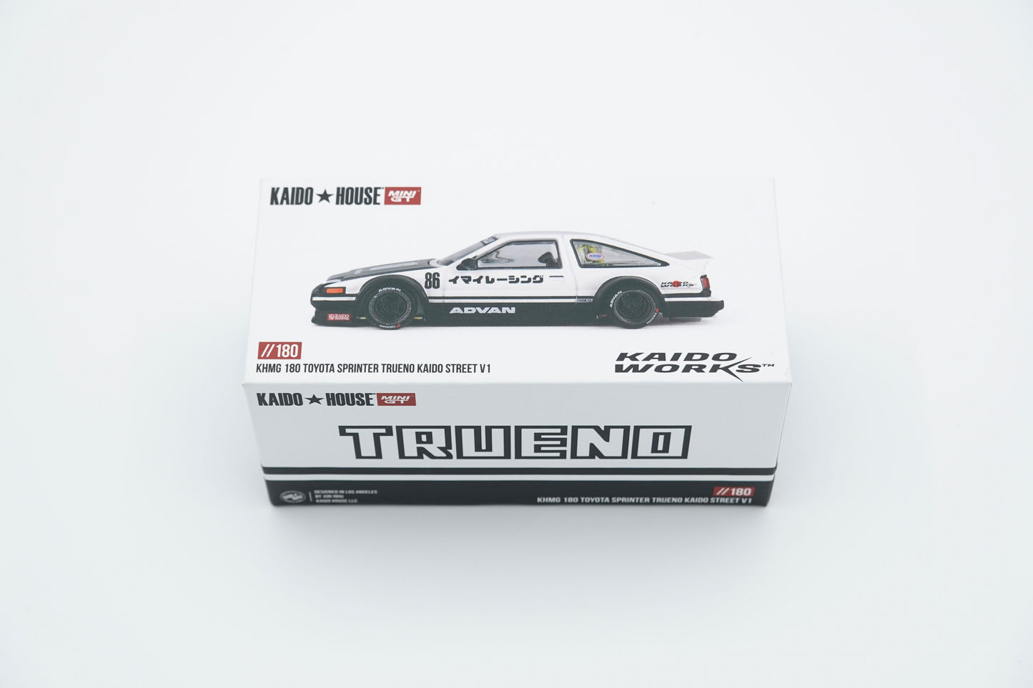 MINI GT × Kaido House | KHMG180 Toyota Sprinter Trueno Kaido Street V1 | 1:64