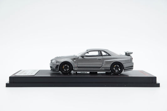Ignition Model | Nissan R34 GT-R Nismo Z-tune Silver | 1:64