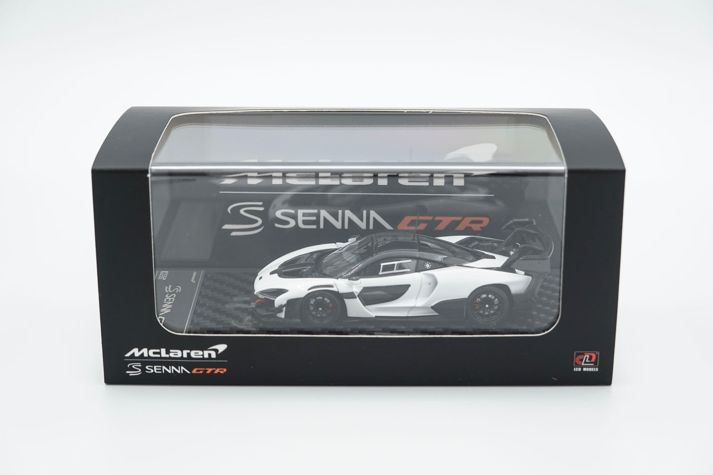 LCD | McLaren Senna GTR Black&White HEC Special Edition | 1:64