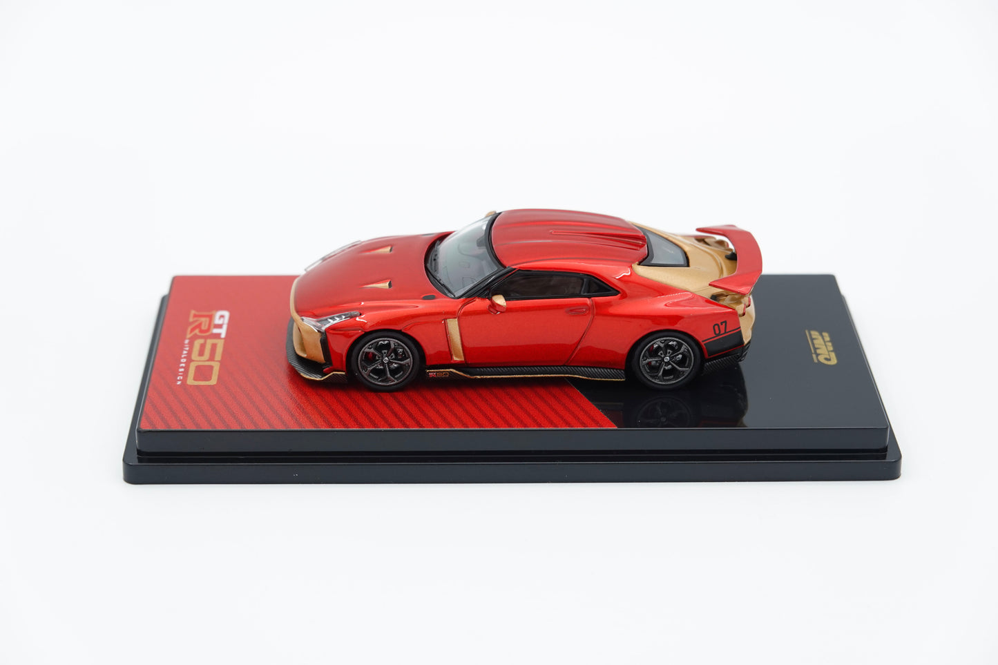 INNO64 | Nissan GTR GT-R50 by Italdesign Red&Gold | 1:64