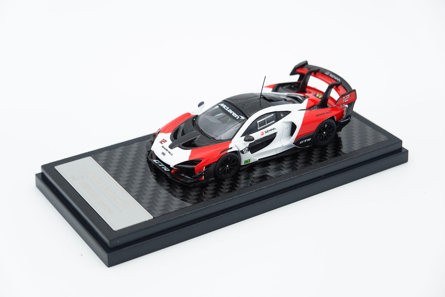 LCD | McLaren Senna GTR Red&White | 1:64
