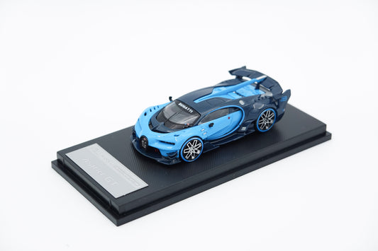 MJ Model | Bugatti Vision GT Black and Blue | 1:64