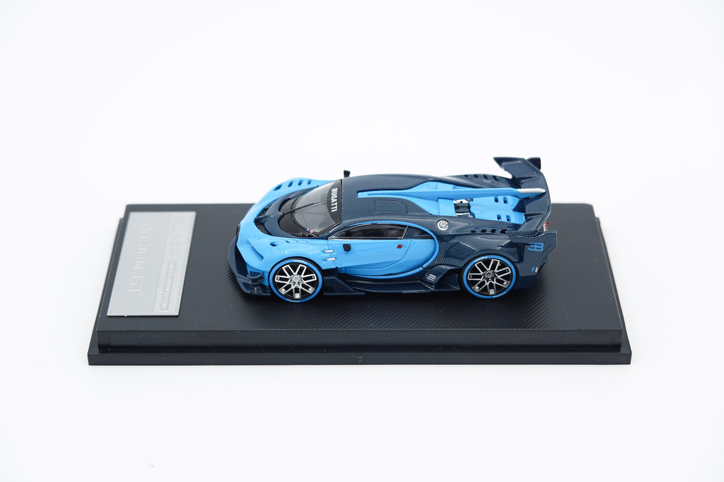 MJ Model | Bugatti Vision GT Black and Blue | 1:64