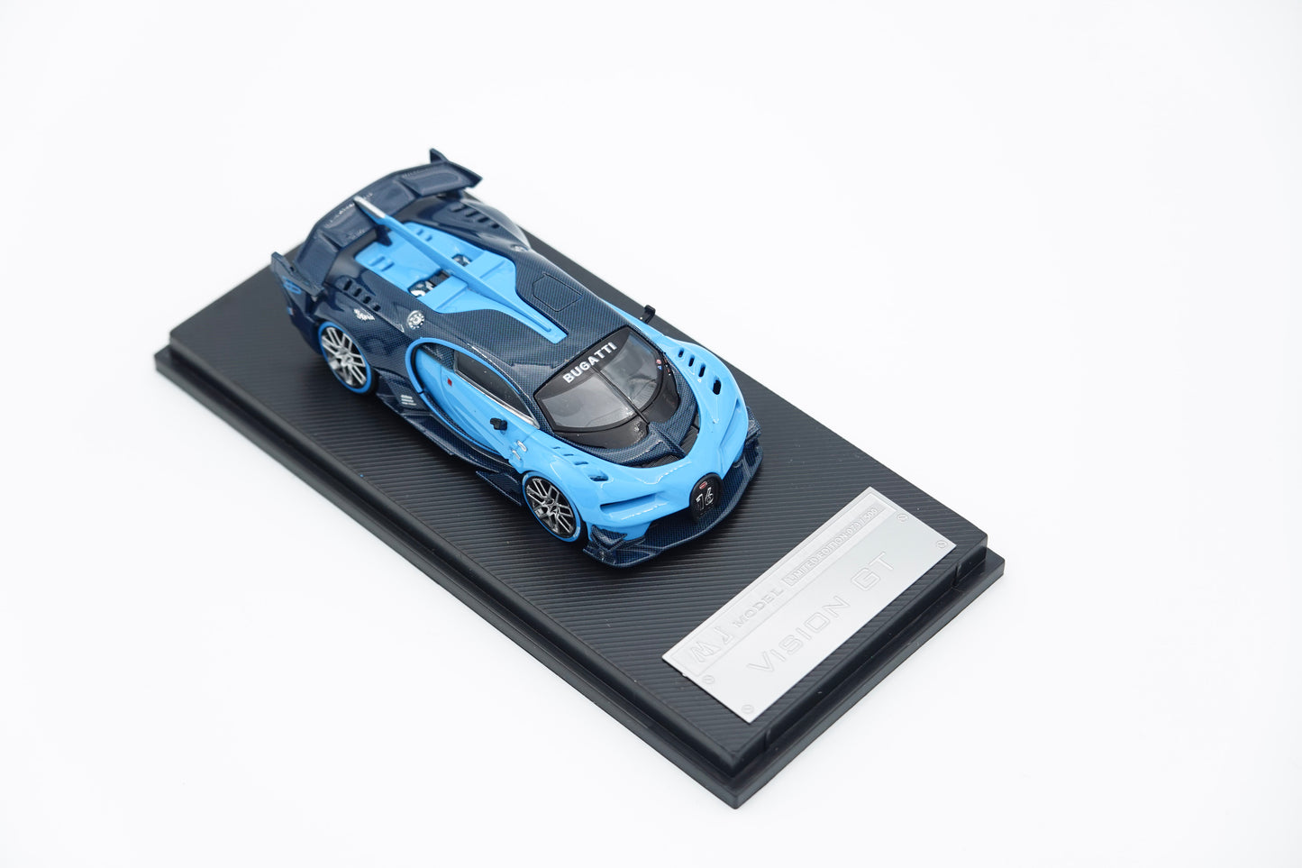 MJ Model | Bugatti Vision GT Black and Blue | 1:64