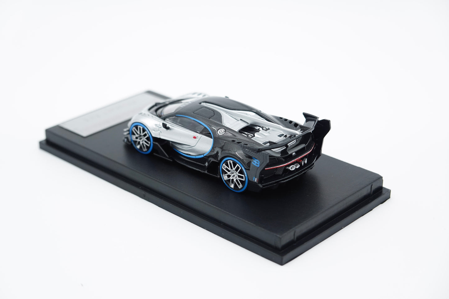 MJ Model | Bugatti Vision GT Black and Silver | 1:64