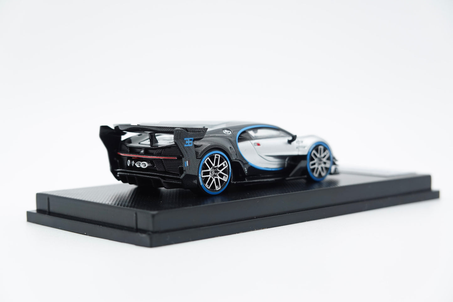 MJ Model | Bugatti Vision GT Black and Silver | 1:64