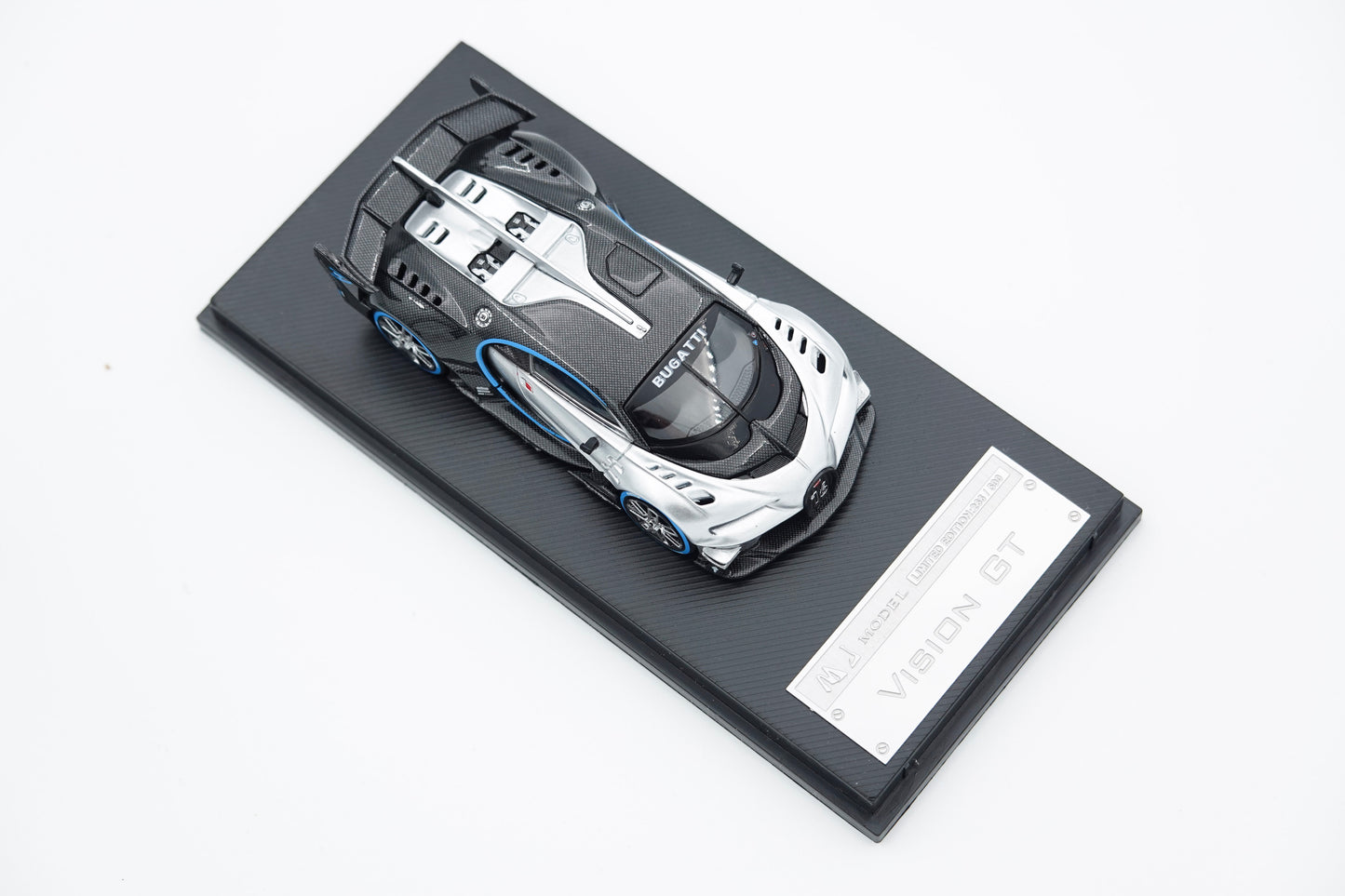 MJ Model | Bugatti Vision GT Black and Silver | 1:64