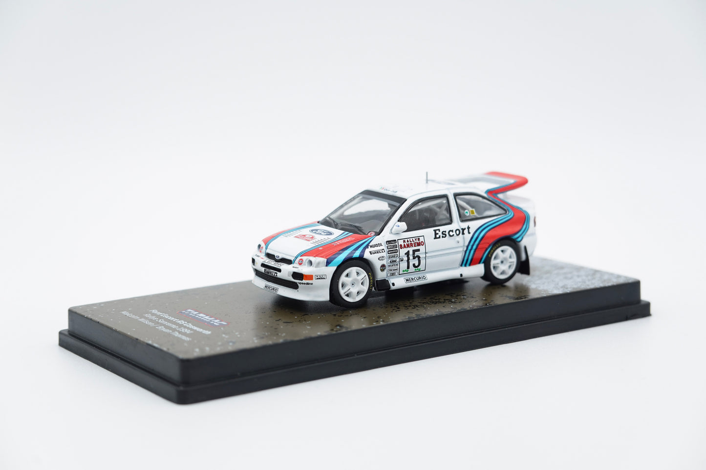 Tarmac Works Hobby64 | Ford Escort RS Cosworth Rallye Sanremo 1994 | 1:64