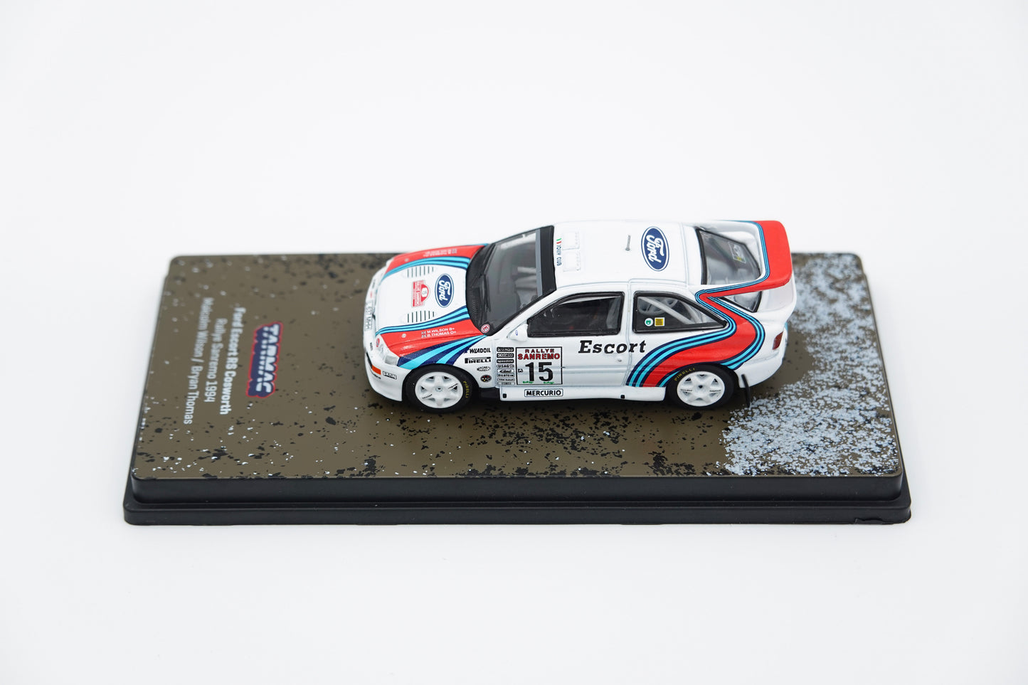 Tarmac Works Hobby64 | Ford Escort RS Cosworth Rallye Sanremo 1994 | 1:64