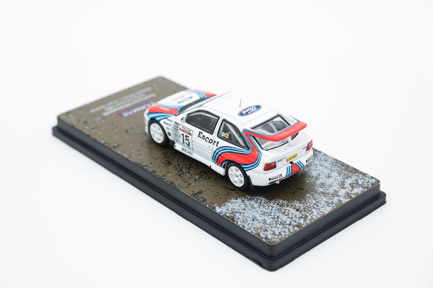 Tarmac Works Hobby64 | Ford Escort RS Cosworth Rallye Sanremo 1994 | 1:64