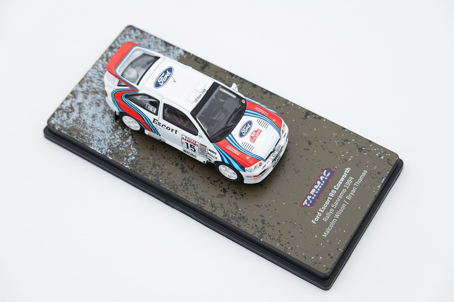 Tarmac Works Hobby64 | Ford Escort RS Cosworth Rallye Sanremo 1994 | 1:64