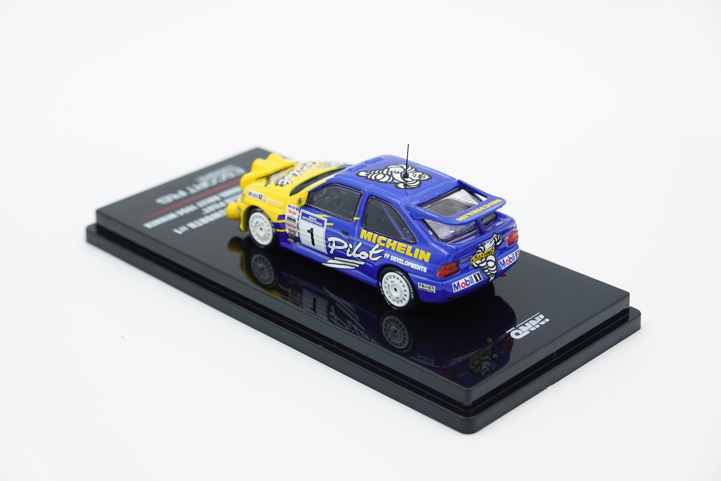 INNO64 | Ford Escort RS Cosworth #1 "Michelin Pilot" Manx International Rally 1994 Winner | 1:64