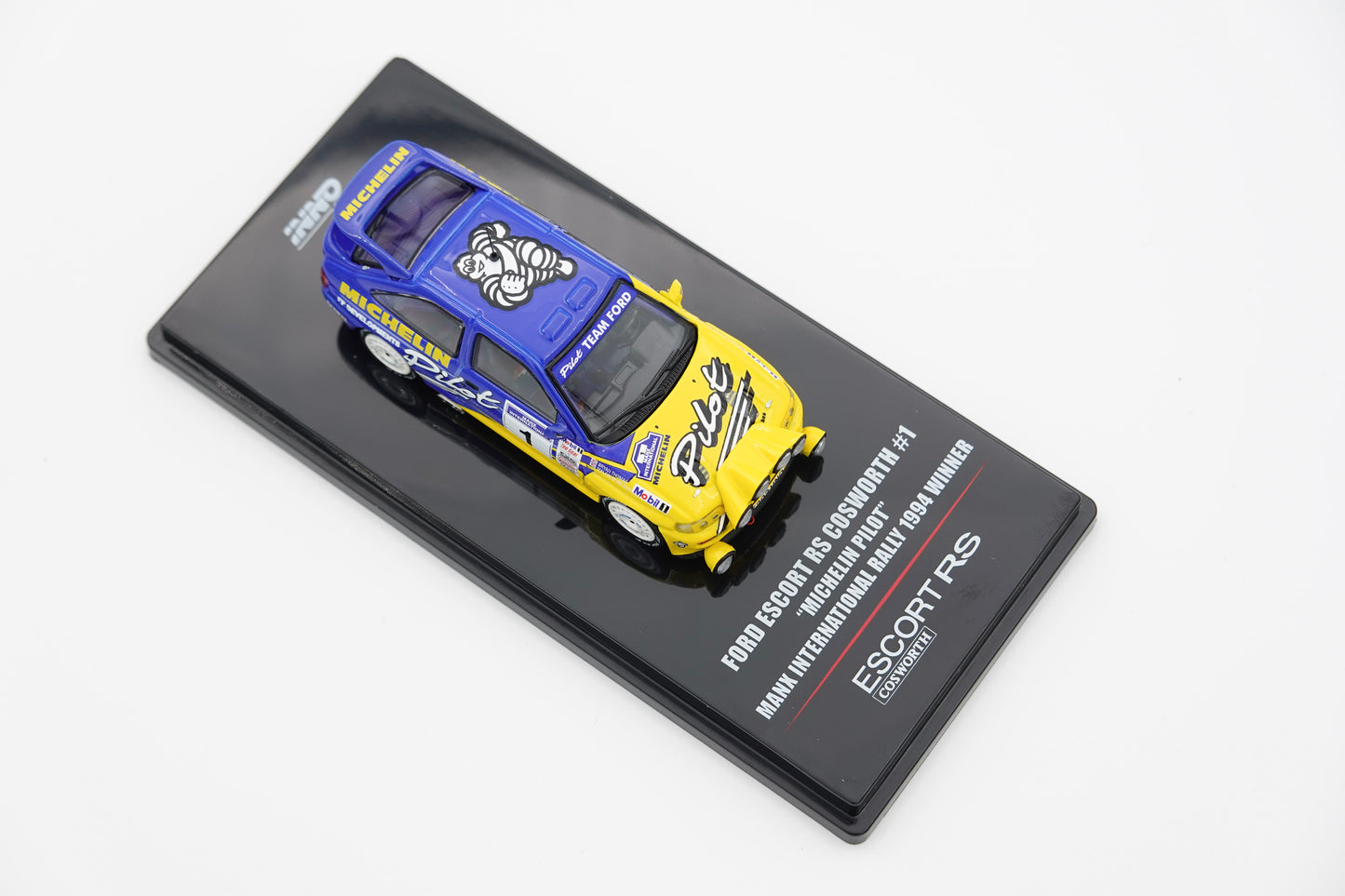 INNO64 | Ford Escort RS Cosworth #1 "Michelin Pilot" Manx International Rally 1994 Winner | 1:64